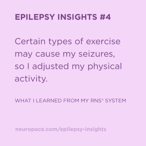 How exercise affected seizures