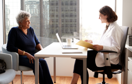 doctor and patient conversation