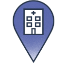 hospital location icon