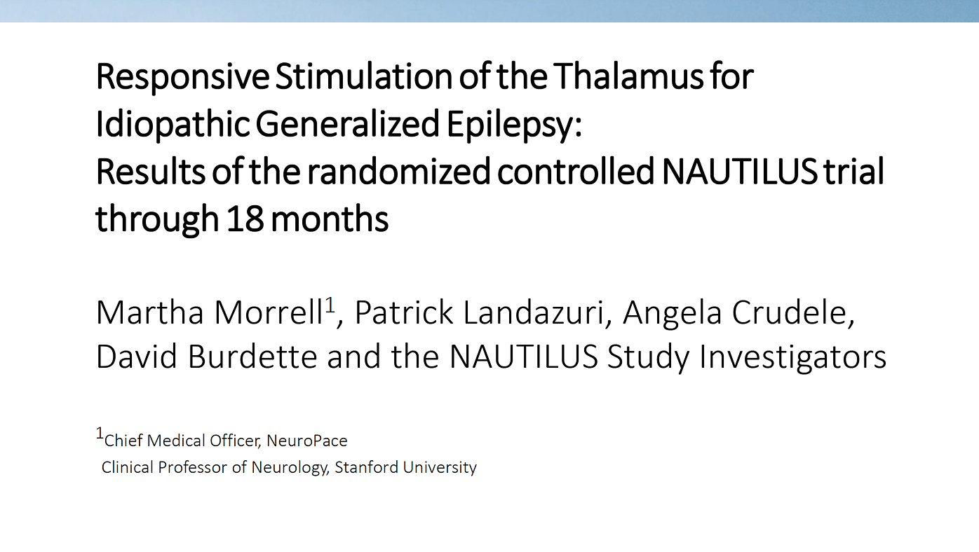 NAUTILUS Preliminary 18-month results